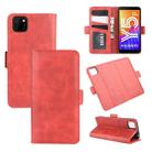 For Huawei Y5p/Honor 9S Dual-side Magnetic Buckle Horizontal Flip Leather Case with Holder & Card Slots & Wallet(Red) - 1