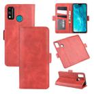 For Huawei Honor 9X lite Dual-side Magnetic Buckle Horizontal Flip Leather Case with Holder & Card Slots & Wallet(Red) - 1