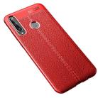 For Huawei Y6P Litchi Texture TPU Shockproof Case(Red) - 1