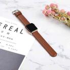 For Apple Watch Series 5 & 4 44mm 3 & 2 & 1 42mm Round Hole Leather Strap(Brown) - 3