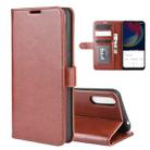 For Wiko view 4/ 4 lite R64 Texture Single Horizontal Flip Protective Case with Holder & Card Slots & Wallet& Photo Frame(Brown) - 1