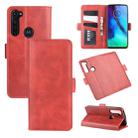 For Motorola Moto G Stylus Dual-side Magnetic Buckle Horizontal Flip Leather Case with Holder & Card Slots & Wallet(Red) - 1