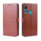 Retro Crazy Horse Texture Horizontal Flip Leather Case for Huawei Y9 Prime (2019), with Holder & Card Slots & Photo Frame(Brown) - 1