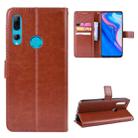 Retro Crazy Horse Texture Horizontal Flip Leather Case for Huawei Y9 Prime (2019), with Holder & Card Slots & Photo Frame(Brown) - 9