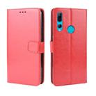 Retro Crazy Horse Texture Horizontal Flip Leather Case for Huawei Y9 Prime (2019), with Holder & Card Slots & Photo Frame(Red) - 1