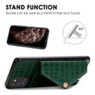 For Samsung Galaxy A31 Crocodile Pattern Envelope Card Package Phone Case With Magnet And Bracket Function(Green) - 7