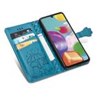 For Samsung Galaxy A41 Lovely Cat and Dog Embossing Pattern Horizontal Flip Leather Case , with Holder & Card Slots & Wallet & Cartoon Clasp & Lanyard(Blue) - 5