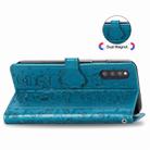 For Samsung Galaxy A41 Lovely Cat and Dog Embossing Pattern Horizontal Flip Leather Case , with Holder & Card Slots & Wallet & Cartoon Clasp & Lanyard(Blue) - 7