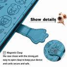 For Samsung Galaxy A41 Lovely Cat and Dog Embossing Pattern Horizontal Flip Leather Case , with Holder & Card Slots & Wallet & Cartoon Clasp & Lanyard(Blue) - 9