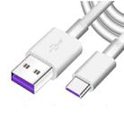 5A USB to USB-C / Type-C Flash Charging Data Cable, Cable Length: 1m - 1