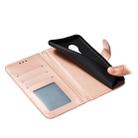 For Nokia 5.3 Lace Flower Embossing Pattern Horizontal Flip Leather Case , with Holder & Card Slots & Wallet & Photo Frame & Lanyard(Rose Gold) - 7