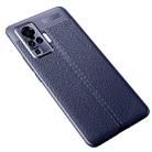 For VIVO X50 Pro Litchi Texture TPU Shockproof Case(Navy Blue) - 1