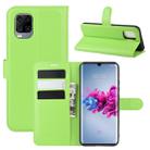 For ZTE Axon 11  Litchi Texture Horizontal Flip Protective Case with Holder & Card Slots & Wallet(Green) - 1