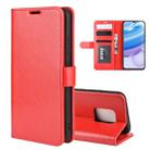 For Xiaomi Redmi 10X Pro 5G/10X 5G R64 Texture Single Horizontal Flip Protective Case with Holder & Card Slots & Wallet& Photo Frame(Red) - 1