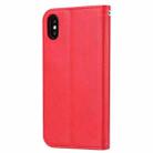 Knead Skin Texture Horizontal Flip Leather Case for Huawei Y5 (2019)/Honor 8S, with Photo Frame & Holder & Card Slots & Wallet(Red) - 3