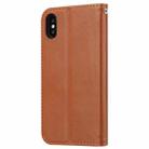 Knead Skin Texture Horizontal Flip Leather Case for Huawei Y5 (2019)/Honor 8S, with Photo Frame & Holder & Card Slots & Wallet(Brown) - 3