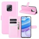 For Xiaomi Redmi 10X Pro 5G/10X 5G Litchi Texture Horizontal Flip Protective Case with Holder & Card Slots & Wallet(Pink) - 1