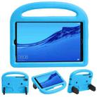 For Huawei MediaPad M5/M6 8.0 Sparrow Pattern EVA Children''s Fall Protection Case With Retractable Bracket(Blue) - 1