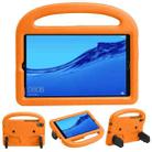 For Huawei MediaPad M5/M6 8.0 Sparrow Pattern EVA Children''s Fall Protection Case With Retractable Bracket(Orange) - 1