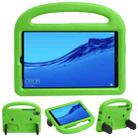 For Huawei MediaPad M5/M6 8.0 Sparrow Pattern EVA Children Fall Protection Case With Retractable Bracket(Green) - 1