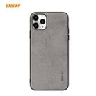 For iPhone 11 Pro ENKAY ENK-PC029 Business Series Fabric Texture PU Leather + TPU Soft Slim CaseCover(Grey) - 1