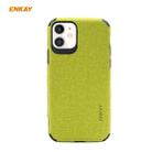 For iPhone 11 ENKAY ENK-PC031 Business Series Denim Texture PU Leather + TPU Soft Slim Case Cover(Green) - 1