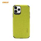 For iPhone 11 Pro ENKAY ENK-PC032 Business Series Denim Texture PU Leather + TPU Soft Slim CaseCover(Green) - 1