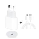 2 in 1 Single USB-C / Type-C Port Travel Charger + 3A PD 3.0 USB-C / Type-C to USB-C / Type-C Fast Charge Data Cable Set, Cable Length: 1m(US Plug) - 1