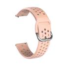 22mm For Huawei watch GT2e/GT/GT2 46MM Inner Buckle Breathable Watch Band(Pink) - 1