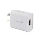 QC 3.0 18W 3A Single USB Interface Charger, AU Plug - 1