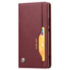 Knead Skin Texture Horizontal Flip Leather Case for Sony Xperia XA2 Ultra, with Photo Frame & Holder & Card Slots & Wallet(Wine Red) - 1