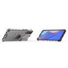 For Huawei P30 Lite Shockproof Honeycomb PC + TPU Ring Holder Protection Case(Grey) - 8