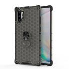 For Samsung Galaxy Note 10 + Shockproof Honeycomb PC + TPU Ring Holder Protection Case(Grey) - 1