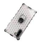 For Samsung Galaxy Note 10 Shockproof Honeycomb PC + TPU Ring Holder Protection Case(Grey) - 7