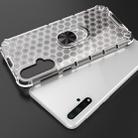 For Huawei Nova 5T Shockproof Honeycomb PC + TPU Ring Holder Protection Case(White) - 6
