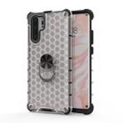 For Huawei P30 Pro Shockproof Honeycomb PC + TPU Ring Holder Protection Case(White) - 1