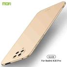 For Xiaomi Redmi K30 Pro MOFI Frosted PC Ultra-thin Hard Case(Gold) - 1