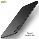 For Vivo X50 MOFI Frosted PC Ultra-thin Hard Case(Black) - 1