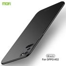 For OPPO A92s MOFI Frosted PC Ultra-thin Hard Case(Black) - 1