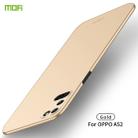 For OPPO A92s MOFI Frosted PC Ultra-thin Hard Case(Gold) - 1