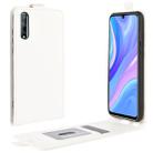 For Huawei Y8p/Enjoy 10s R64 Texture Single Vertical Flip Leather Protective Case with Card Slots & Photo Frame(White) - 1