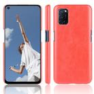 For Oppo A92/A52/A72 Shockproof Litchi Texture PC + PU Case(Red) - 1