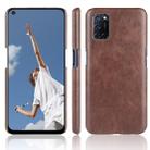 For Oppo A92/A52/A72 Shockproof Litchi Texture PC + PU Case(Brown) - 1