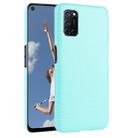 For Oppo A92/A52/A72 Shockproof Crocodile Texture PC + PU Case(Lightt green) - 1
