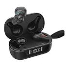T8 Hifi Wireless Bluetooth 5.0 Earphone Waterproof Sports Gaming Earphone Noise Earbuds with LED Display(Black) - 1