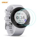 For Garmin Swim 2 2 PCS ENKAY Hat-Prince 0.2mm 9H 2.15D Curved Edge Tempered Glass Screen Protector  Watch Film - 1