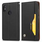 Knead Skin Texture Horizontal Flip Leather Case for Xiaomi Redmi Note 6 Pro, with Photo Frame & Holder & Card Slots & Wallet(Black) - 1