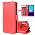 For Motorola Moto E6s 2020 R64 Texture Single Horizontal Flip Protective Case with Holder & Card Slots & Wallet& Photo Frame(Red) - 1