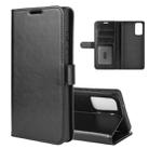 For Samsung Galaxy Note20 R64 Texture Single Horizontal Flip Protective Case with Holder & Card Slots & Wallet& Photo Frame(Black) - 1