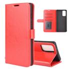 For Samsung Galaxy Note20 R64 Texture Single Horizontal Flip Protective Case with Holder & Card Slots & Wallet& Photo Frame(Red) - 1